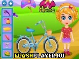 Играть во flash игру Sana Bicycle Ride Игра Сана на велосипеде онлайн