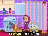 Играть во flash игру Masha and the Bear – Laundry Day Игра Маша и Медведь – стирка онлайн