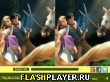 Играть во flash игру Rapunzel and Flynn Difference Игра Рапунцель и Флинн онлайн