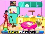 Играть во flash игру Miraculous Ladybug Clean Игра Удивительная Божья Коровка – уборка онлайн
