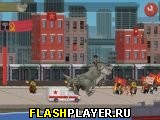 Играть во flash игру Sharkosaur Attack Игра Нападение акулозавра онлайн