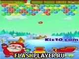 Играть во flash игру Christmas Bubble Story Игра Рождественские пузыри онлайн