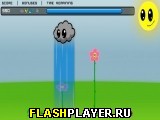 Играть во flash игру Ma-Ku The Rain Cloud Игра Дождевая туча онлайн