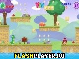 Играть во flash игру Little Dino Adventure Игра Приключения малыша динозавра онлайн
