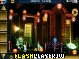 Играть во flash игру Halloween Treat Party Игра Вечеринка на Хэллоуин онлайн
