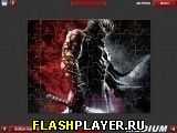 Играть во flash игру Bloody Ninja Jigsaw Игра Кровавый ниндзя онлайн