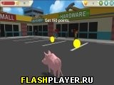 Играть во flash игру Crazy Pig Simulator Игра Симулятор сумасшедший свиньи онлайн