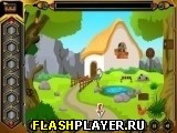 Играть во flash игру Forest Little Cottage Escape Игра Бегство из маленького лесного коттеджа онлайн