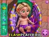 Играть во flash игру Baby Goldie Injured Игра Малышка Голди поранилась онлайн