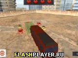 Играть во flash игру Extreme Bus Parking 3D Игра Экстремальная парковка автобуса 3Д онлайн