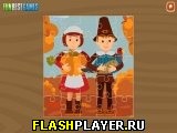 Игра Пазл день благодарения онлайн