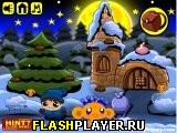 Игра Счастливая обезьянка – Рождественская мини игра онлайн