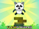 Играть во flash игру Stack Panda Игра Панда на стеллаже онлайн