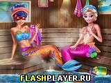 Игра Русалки Лучшие Подруги: Реальная Сауна онлайн