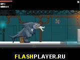 Играть во flash игру Sharkosaurus Rampage Игра Ярость акулозавра онлайн