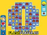Играть во flash игру Smiley World Match Игра Мир смайликов онлайн
