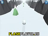 Играть во flash игру Snowball Dash Игра Снежный ком HTML5 онлайн