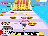 Играть во flash игру Streamer Rush Игра Беготня стрисерши онлайн
