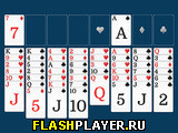 Играть во flash игру Freecell Solitaire Игра Пасьянс «Свободная ячейка» HTML5 онлайн