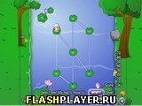Играть во flash игру Lilly Hop Игра Прыжки по лилиям онлайн