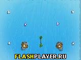 Играть во flash игру Sling Ice Junior Игра Козявка в леднике онлайн