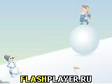 Игра Снегурочка на шаре онлайн